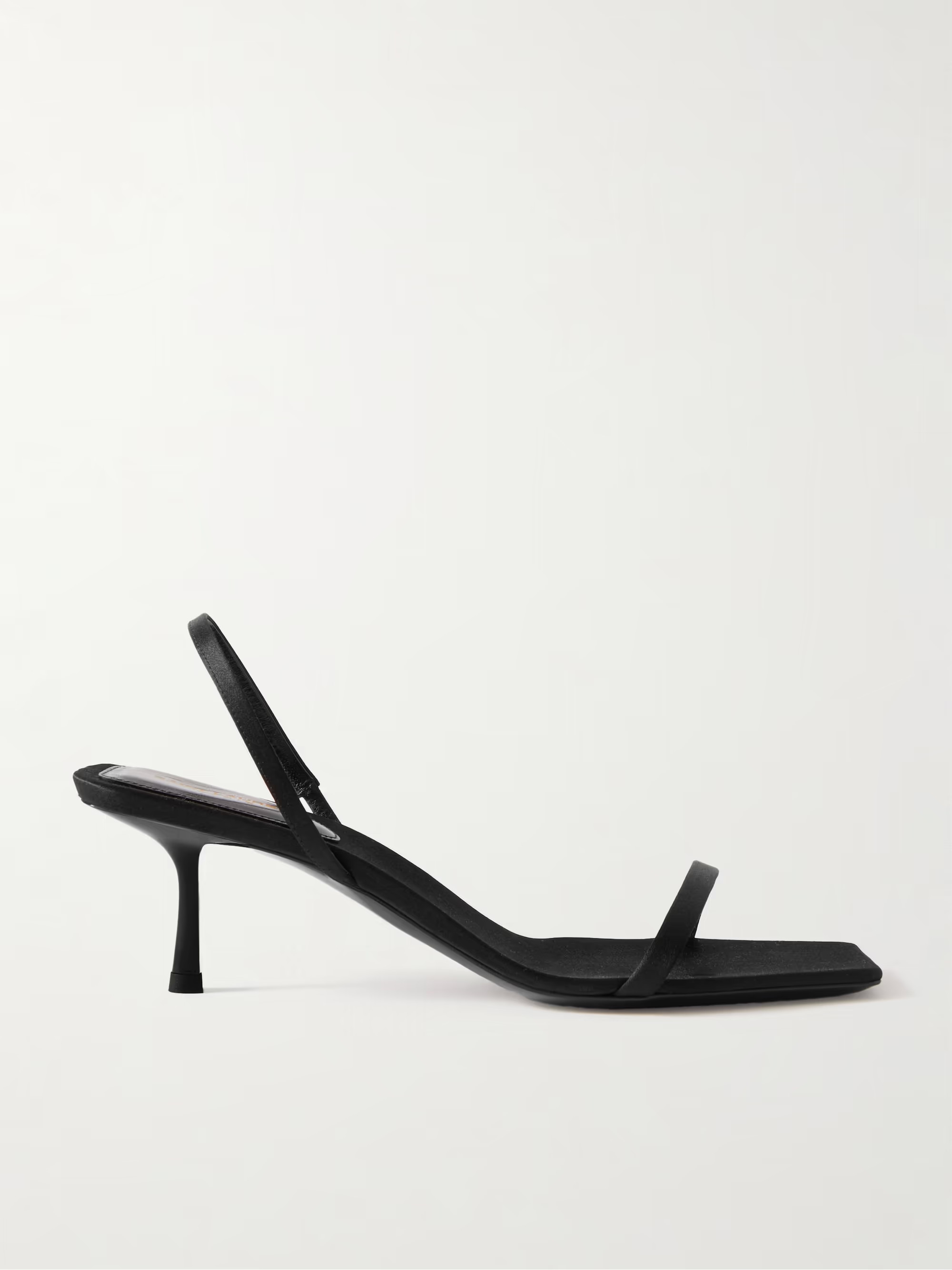 Jaspe satin slingback sandals | NET-A-PORTER (US)