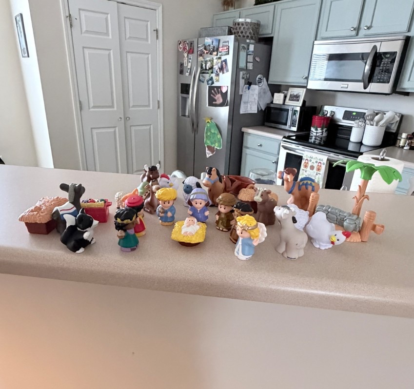 Our Little People Nativity is officially set up 🐑✨ 
The sweetest tradition!

#LTKmomlife #LTKHoliday #LTKHome