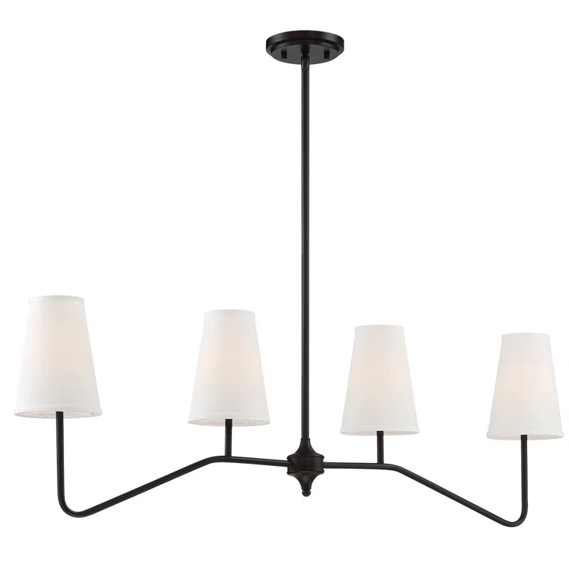 Diana 4 - Light Kitchen Island Linear Pendant | Wayfair Professional