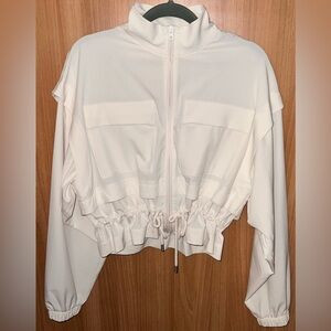 Alo Yoga Ready Set Jacket in Ivory | Poshmark