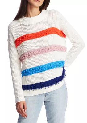 1. State Women's Loop Stitch Multi Color Stripe Sweater - | Belk