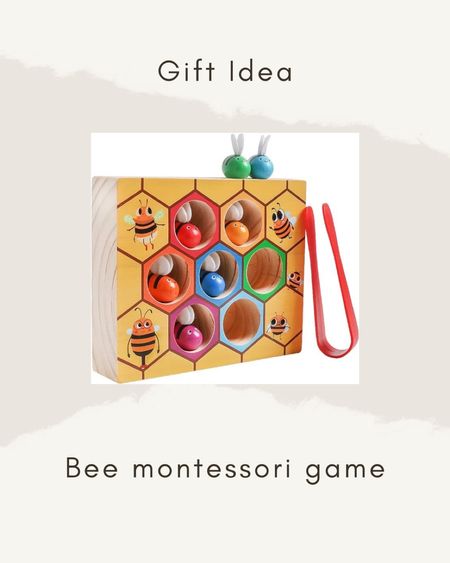 Gift idea: bee Montessori game

#LTKbaby #LTKGiftGuide #LTKfindsunder50