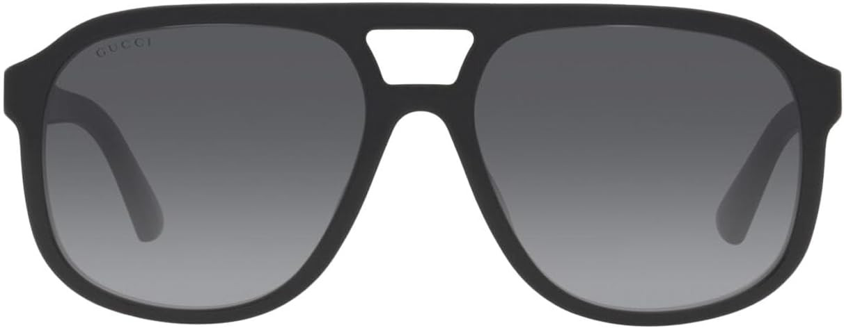 Gucci Pilot Sunglasses GG1188S 002 Black 58mm | Amazon (US)
