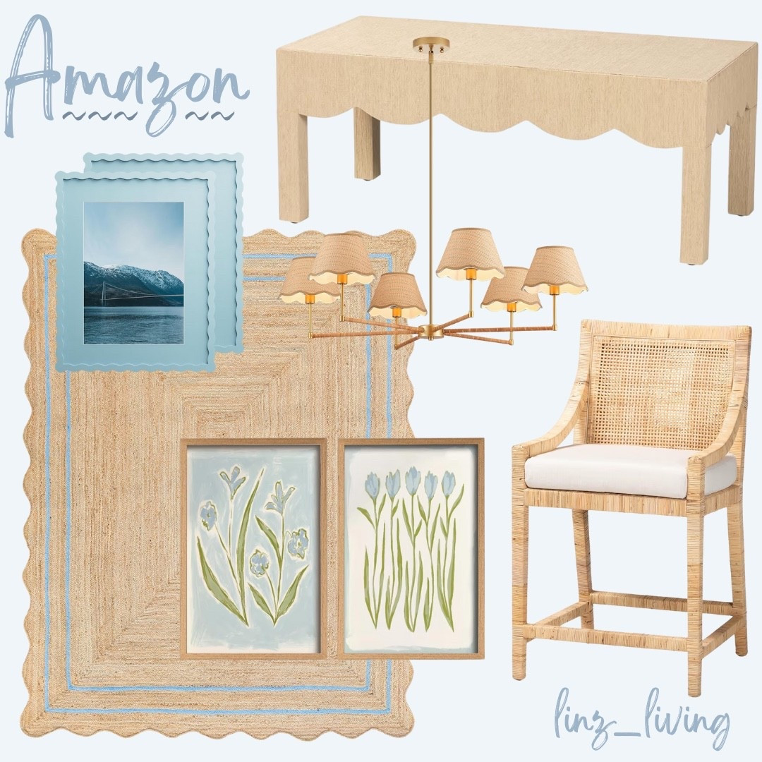 Blue, white and rattan amazon home decor finds! 

Coastal, coastal home, coastal home, decor, blue-and-white, home, decor, rattan, rattan, furniture, rattan, home, decor, Serena and Lily 
