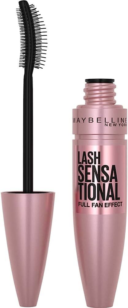 Maybelline Lash Sensational Washable Mascara, Lengthening and Volumizing for a Full Fan Effect, B... | Amazon (US)