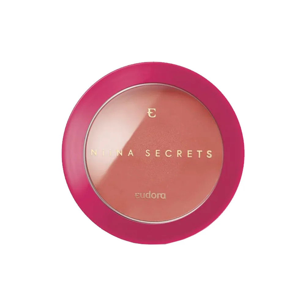 Blush Cremoso Natural Eudora Niina Secrets 2 em 1 Pessego Secreto 5 g | Amobeleza (BR)