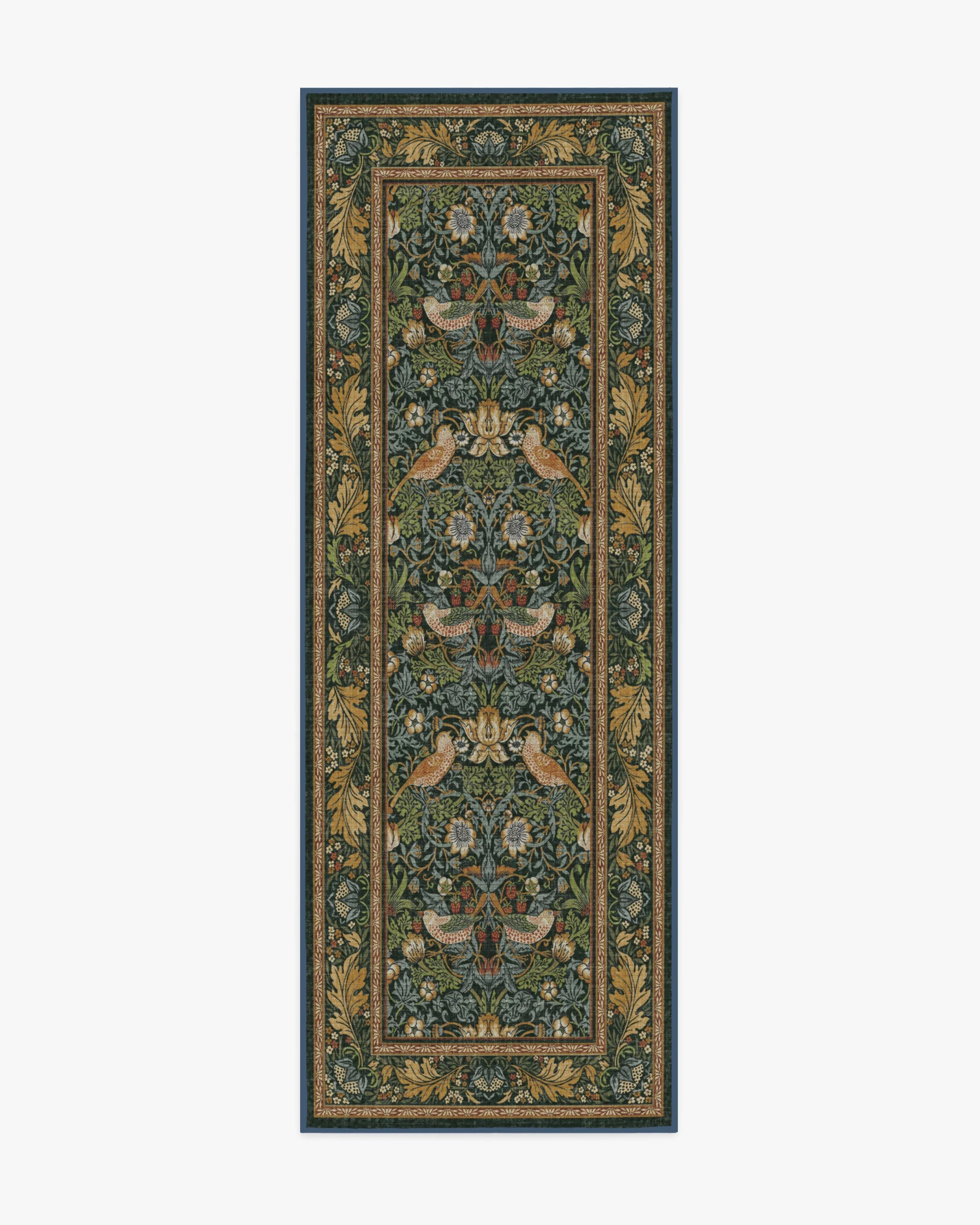 Strawberry Thief Indigo Rug | Ruggable