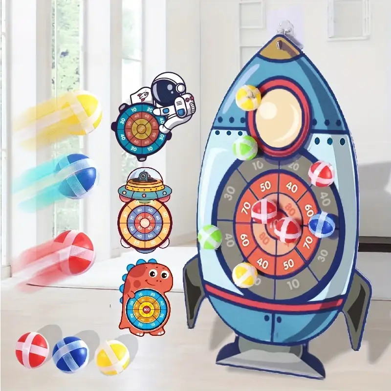 Educational Montessori Sports Toy Sticky Ball Dart Board - Temu | Temu Affiliate Program