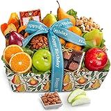 Happy Birthday Orchard Delight Fruit and Gourmet Gift Basket | Amazon (US)