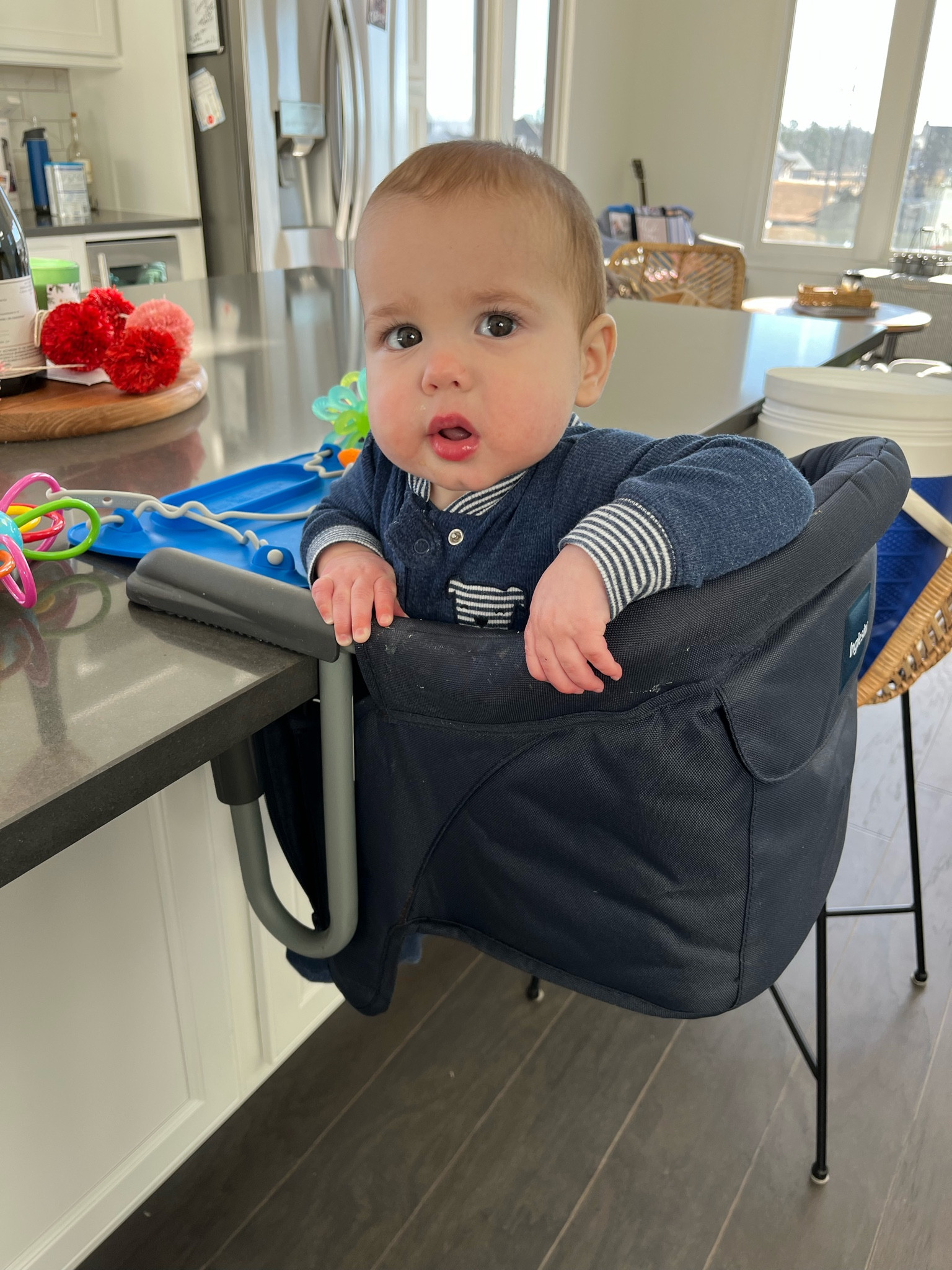 Baby high chair! Easy to take on the go or use at the house! We love this seat. Easy to clean also!! #baby #highchair 

#LTKFind #LTKhome #LTKbaby