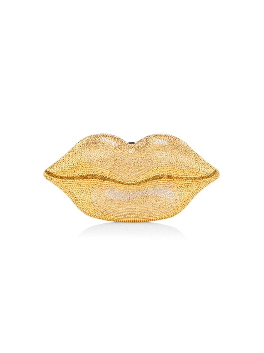 Hot Lips Crystal-Embellished Shoulder Bag | Saks Fifth Avenue