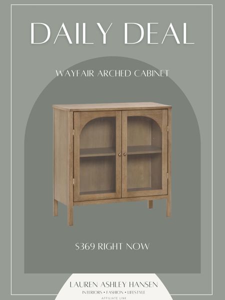 This arched cabinet is so pretty! Easily style it on its own or pair two side by side for a longer sideboard look. Comes in three colors! 

#LTKSaleAlert #LTKHome #LTKStyleTip