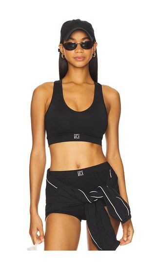 Port de Bras Emma Sports Bra in Black. - size S | Revolve Clothing (Global)