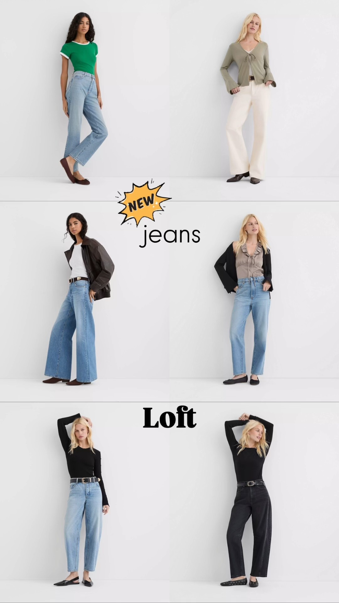 Definitely ordering a few styles to try!! New premium denim brand at Loft  

#LTKSeasonal #LTKOver40 #LTKSaleAlert
