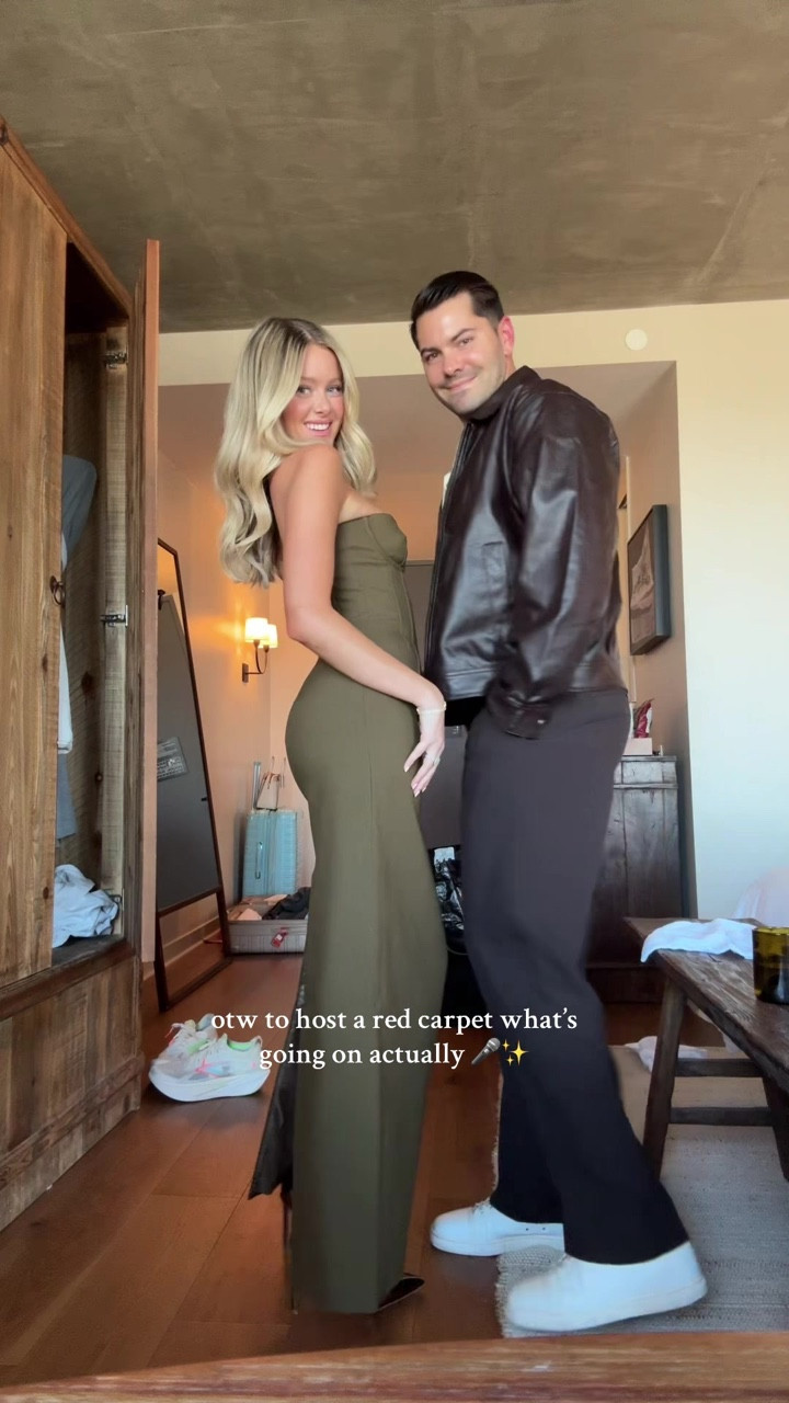 Ootn 🤍🎥💕

This dark olive dress is stunning! So flattering and elegant 

#LTKStyleTip #LTKShoeCrush