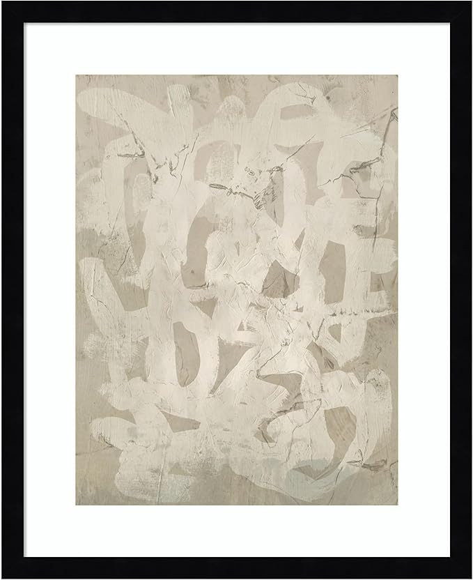 Amanti Art Framed Wall Art Print 21x17 Impasto Artifact II by June Erica Vess, Abstract Wall Art,... | Amazon (US)