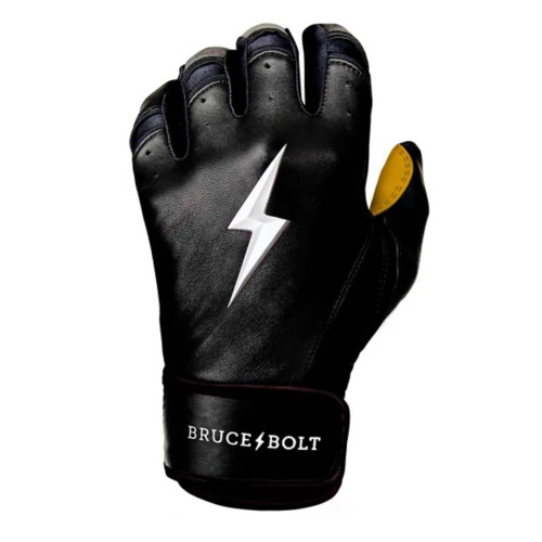 Kids Bruce Bolt Short Cuff Baseball Batting Gloves | Scheels