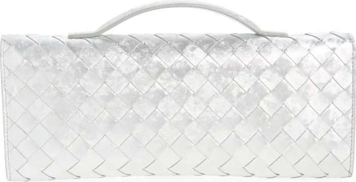 Andiamo Intrecciato Satin Clutch | Nordstrom