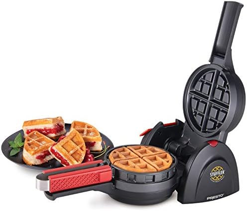 Presto 03512 Stuffler Stuffed Waffle Maker, Belgian, Large, Black | Amazon (US)