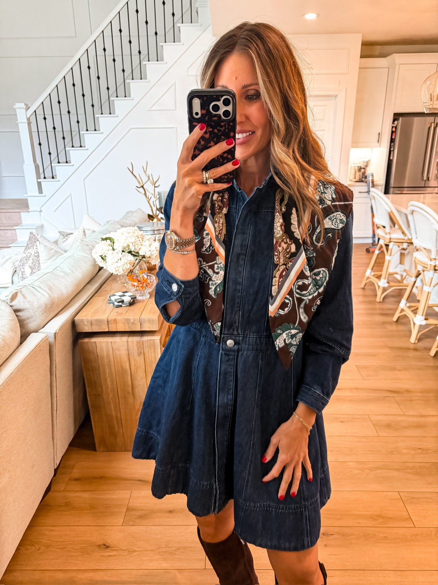 UNDER $40 and I’m speechless 💙 This denim dress looks way more expensive than it is! Add tall boots and you’re DONE 🙌✨

denim dress, jean dress, under $40 fashion, affordable dress, denim outfit, knee high boots, casual dress, weekend outfit, date night outfit, women over 40 style, affordable fashion, TheMomInStyle

#LTKootd #LTKgrwm #LTKTall