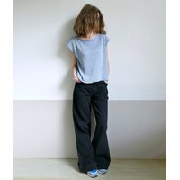 Knit Pale Blue Linen Silk Top | Etsy (US)