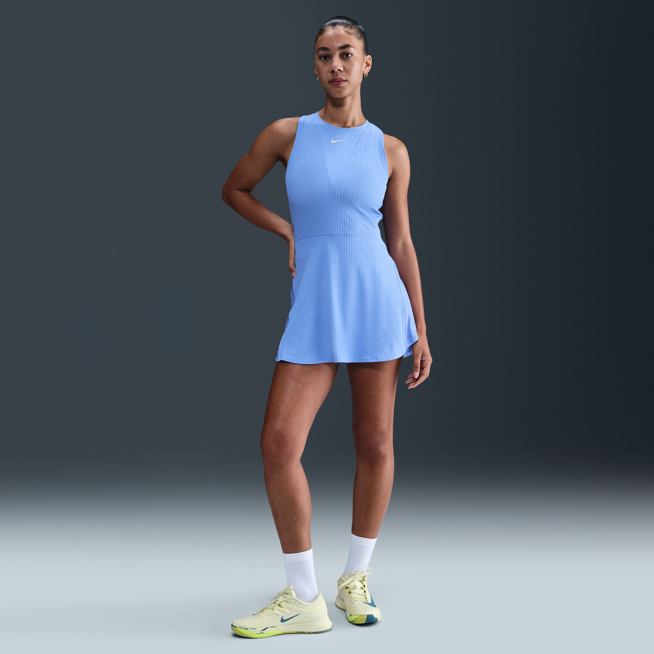 Nike Women's Court Slam Dri-FIT Tennis Dress in Blue | HJ8296-494 | Nike (US)