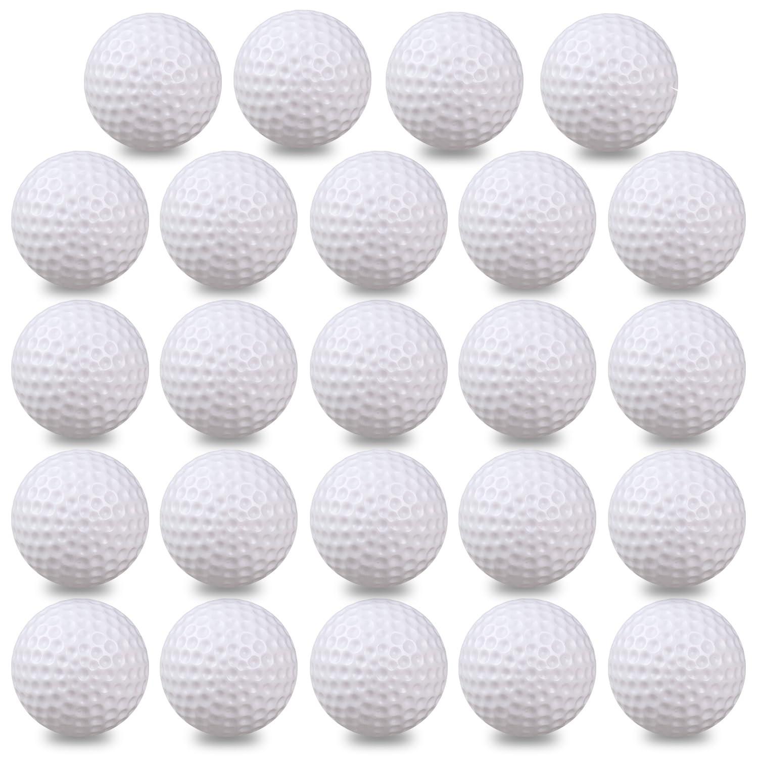 KOFULL Plastic Golf Balls Practice, 24/50/100 Pack Hollow Plastic Fake Golf Balls Indoor Outdoor ... | Amazon (US)