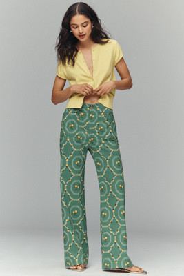 The Colette Full-Length High-Rise Wide-Leg Pants by Maeve | Anthropologie (US)