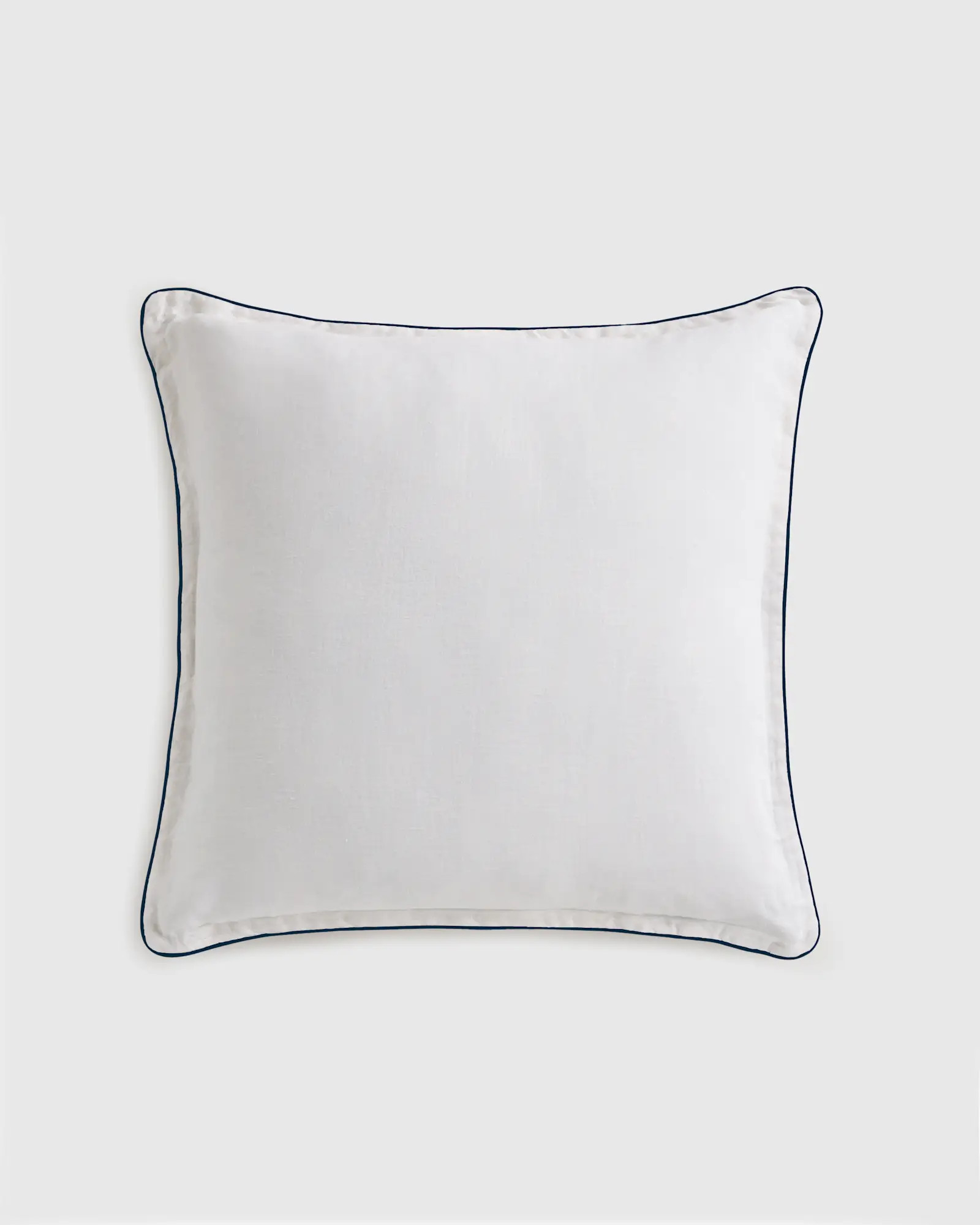 European Linen Piped Euro Sham | Quince