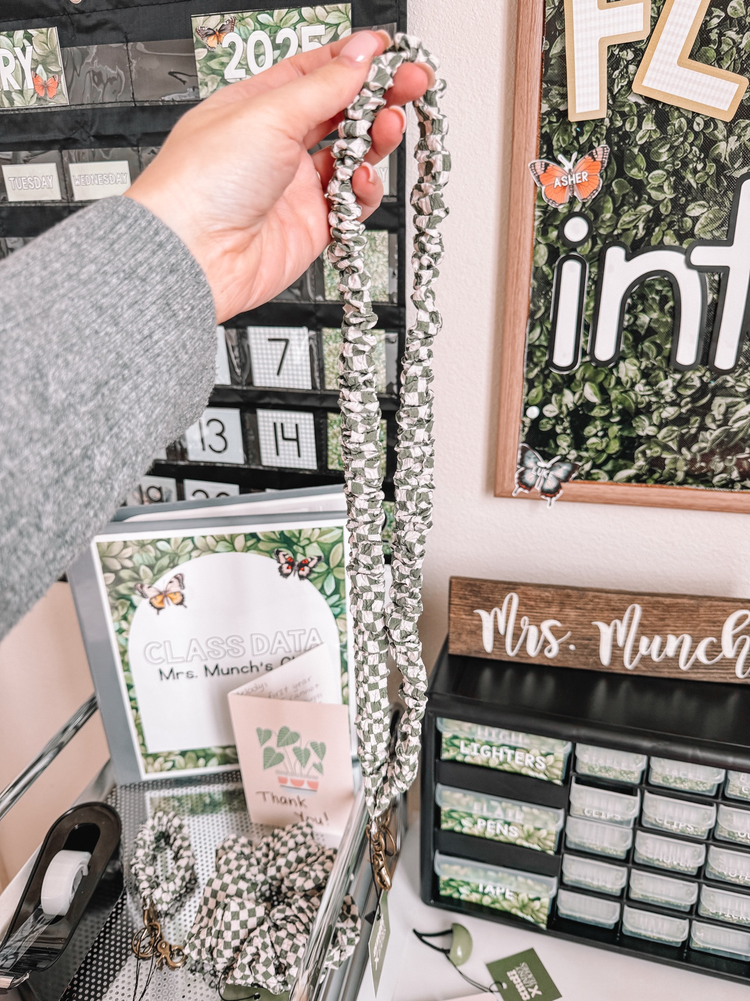 The cutest scrunchie teacher lanyard! #ltkteacher 

#LTKFindsUnder50 #LTKWorkwear