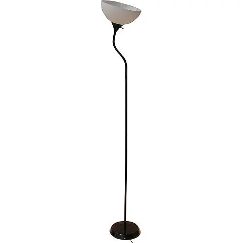 Mainstays 71'' Jelly Gooseneck Floor Lamp, Black | Walmart (US)
