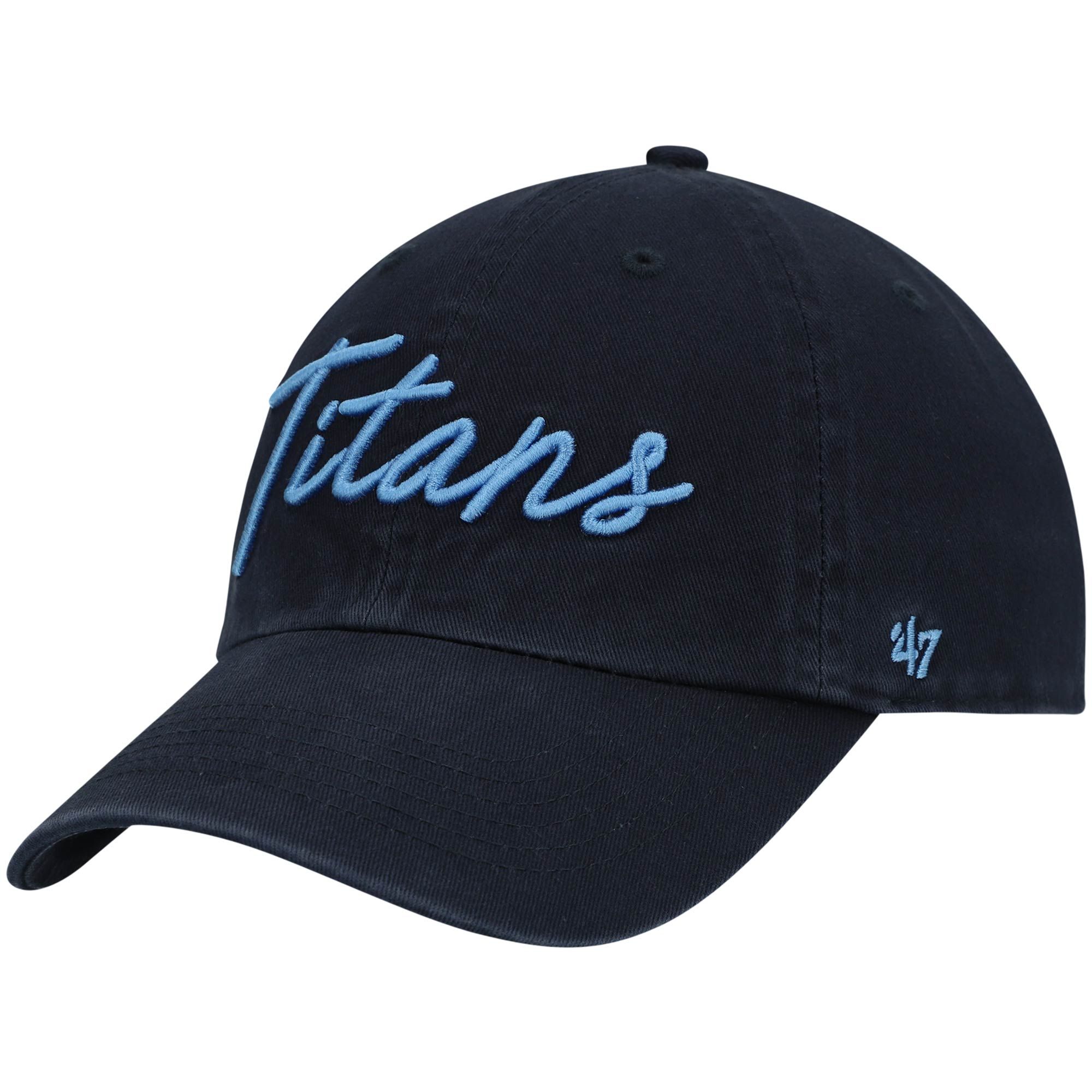 Women's Tennessee Titans '47 Navy Vocal Clean Up Adjustable Hat | NFL Shop