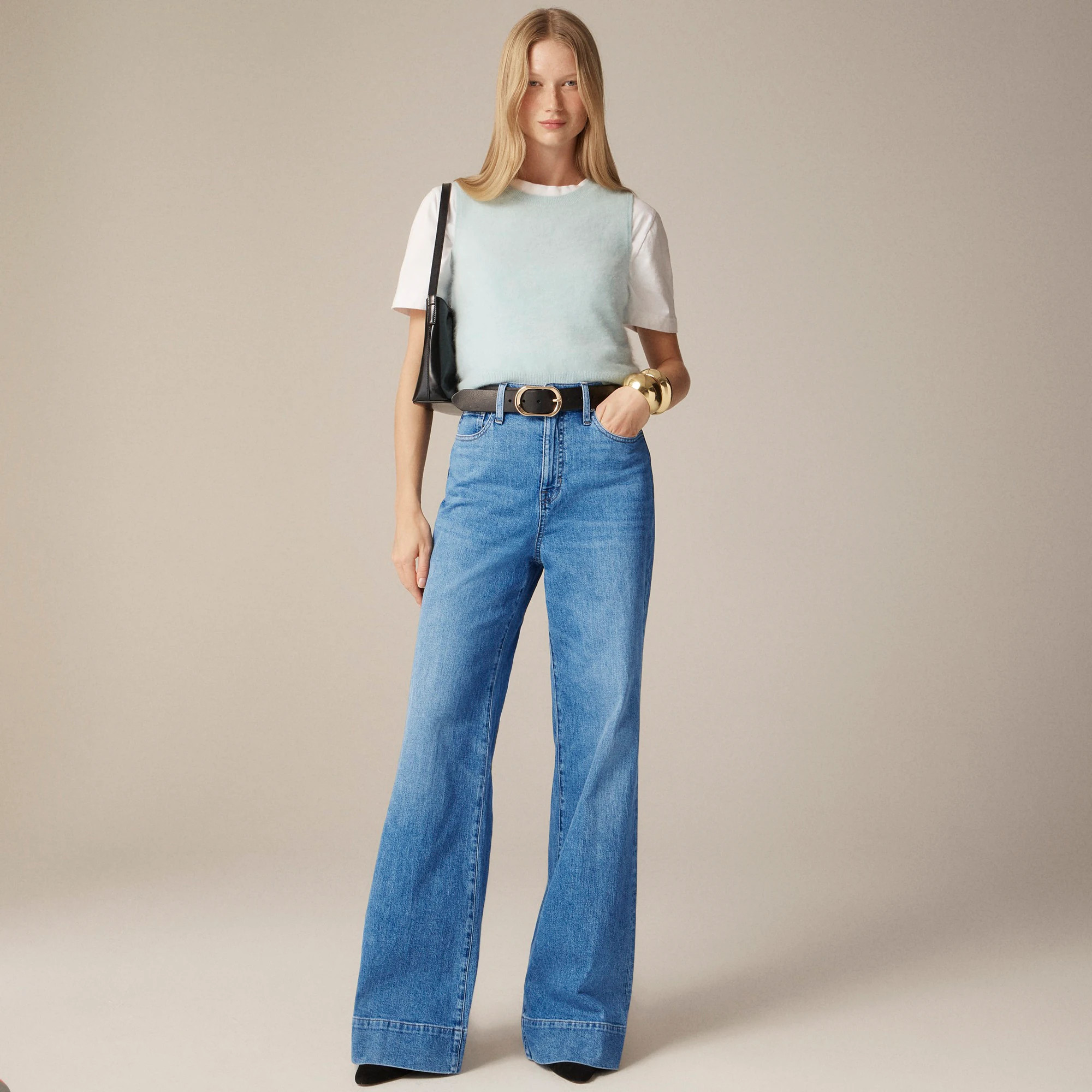 High-rise denim trouser jean | J. Crew US