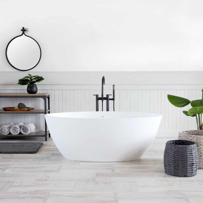 Costera Resin Double Ended Matte Tub | Vintage Tub & Bath