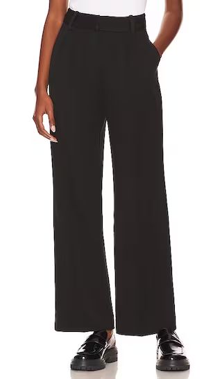 The Favorite Pant Shortie in Black | Revolve Clothing (Global)
