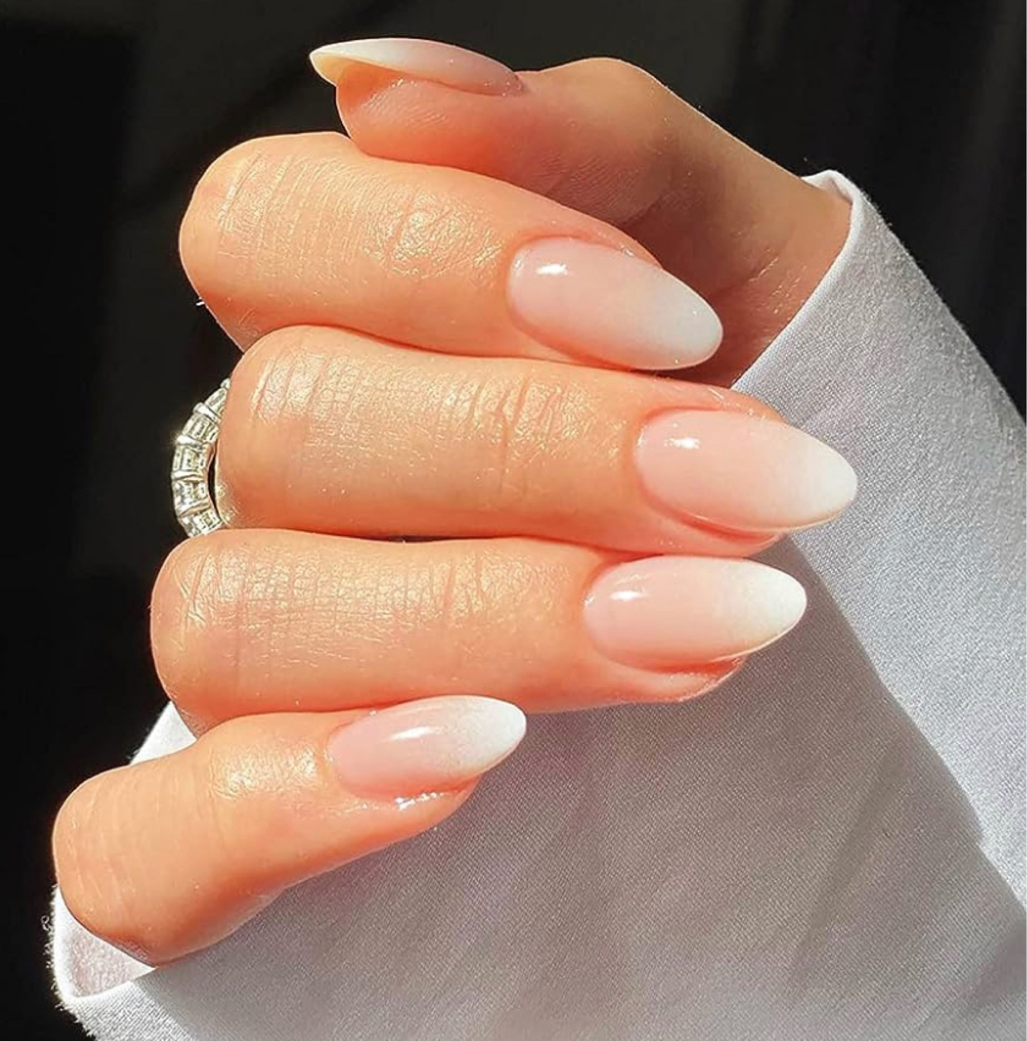 Almond False Nails Short, 24Pcs Nude Pink Gradient Press on Nails Pattern, French Glossy Fake Nails with Nail Glue, Oval Stick on Nails for Women, Nails Fake Nail for Nails Art (Gradient Stiletto)

#LTKfindsunder50 #LTKbeauty #LTKSeasonal