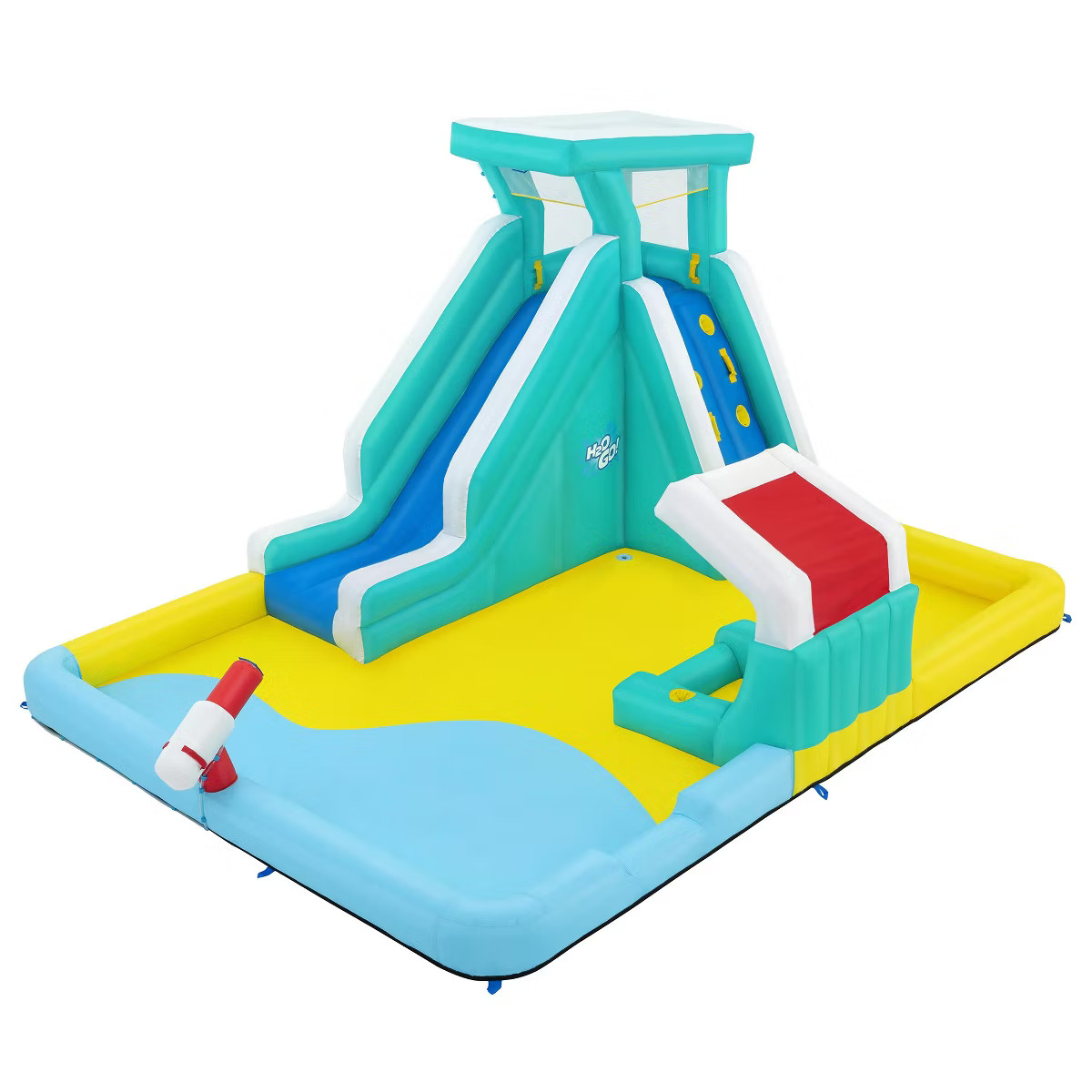H2OGO! Beach Blast Mega Water Park – Inflatable Pool, Slide, Blasters & Canopy | Target