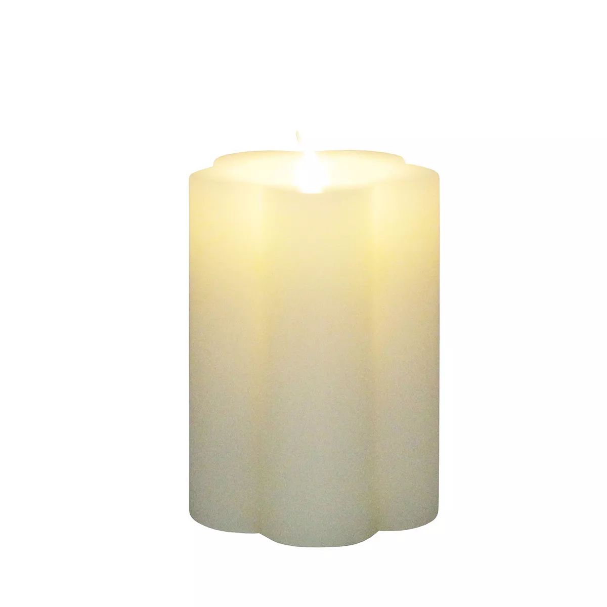 Sonoma Goods For Life® Short White Flower LED Candle | Kohl's