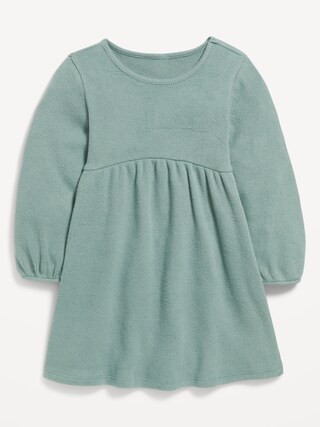 Long-Sleeve Thermal-Knit Dress for Toddler Girls | Old Navy (CA)