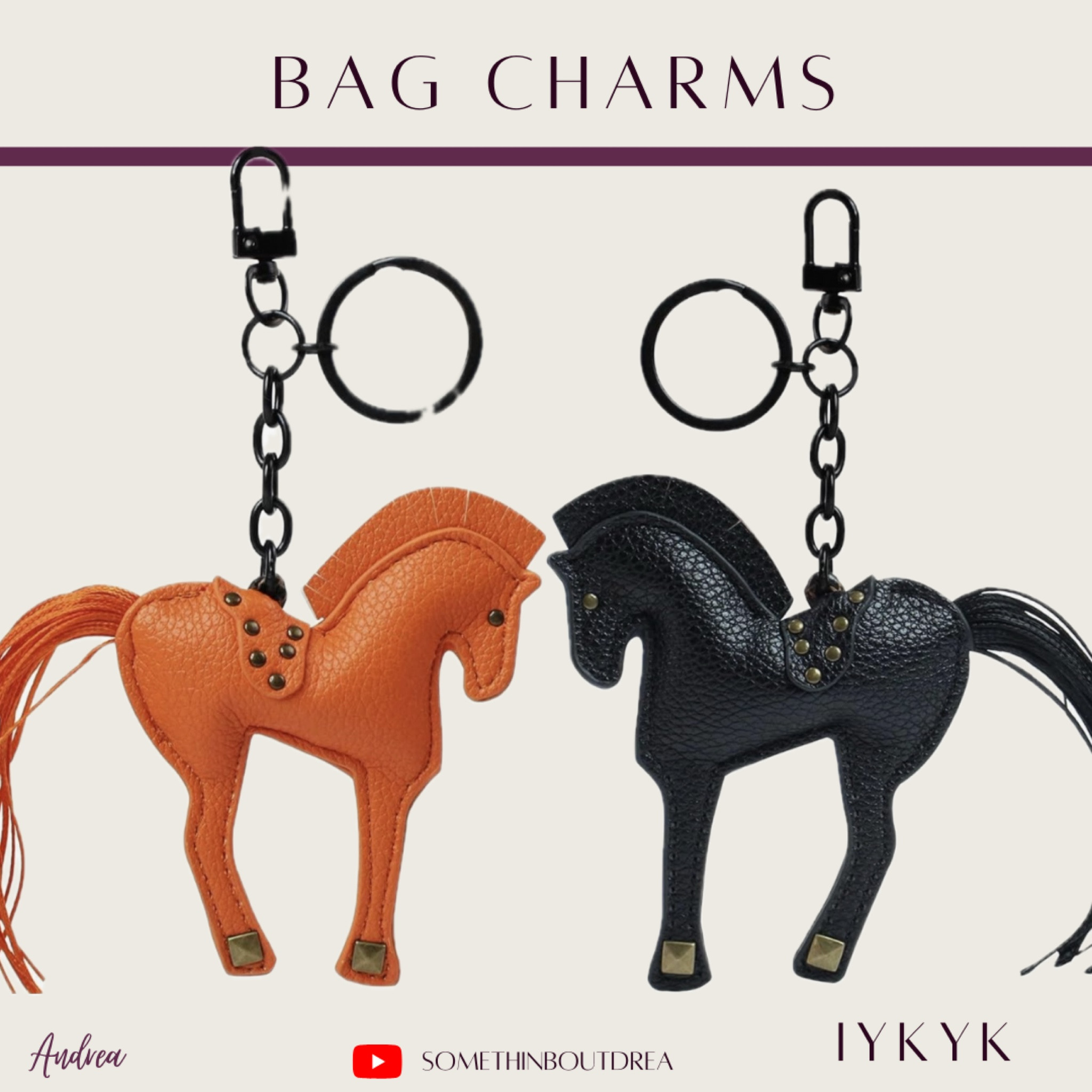 Horse bag charm #bagcharm
#pursecharm
#bagkeychain


#LTKStyleTip #LTKFindsUnder50 #LTKItBag