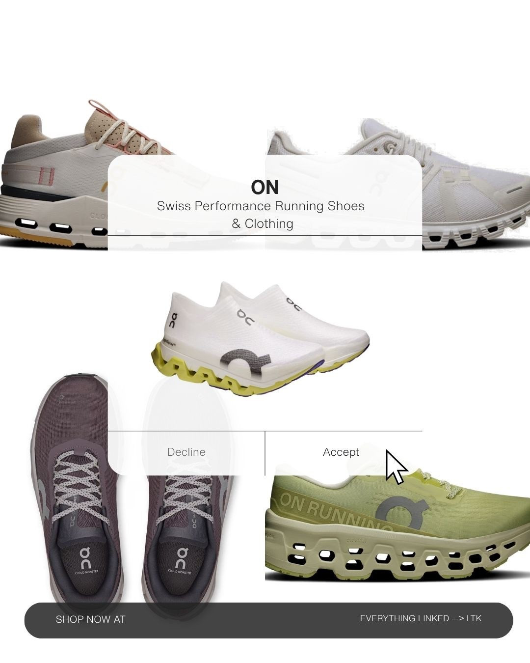 Cloud Comfort Is a Personality Now 

I’ve officially entered my protect my knees, protect my peace era—and these ON running sneakers are doing both. Whether you’re power walking, hot girl erranding, or pretending you’re about to jog (same), these are THAT shoe.

Cloud-like soles, neutral tones, and that effortless “I have my life together” energy.

Shop every pair + colorway in my LTK → linked here 🤍

#LTKActive #LTKOver40 #LTKfitnessgoals