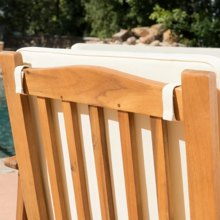 Sparks 4-piece Outdoor Acacia Sofa Set, Brown - Walmart.com | Walmart (US)