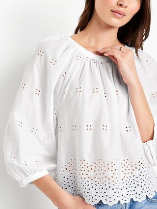 Perforated Cropped Top | Old Navy (US)