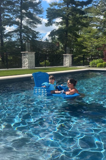 Outdoor pool float, frontgate pool furniture, toddler swimsuit

#LTKfamily #LTKbaby #LTKhome