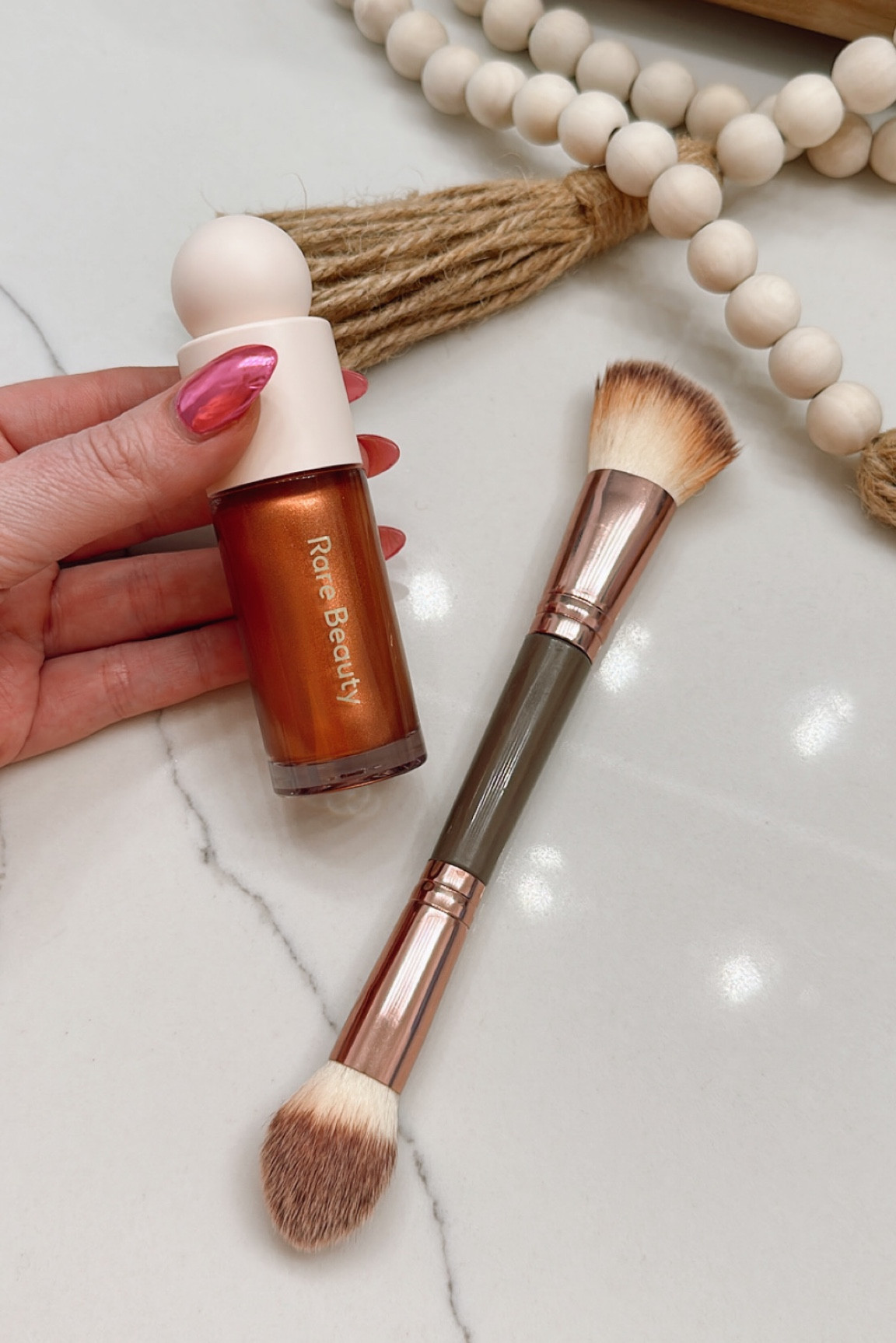 I love this highlighter! Nice little tint and shine to my cheeks. 

Rare beauty highlighter. Makeup find. Amazon makeup brush. 

#LTKwedding #LTKSeasonal #LTKbeauty
