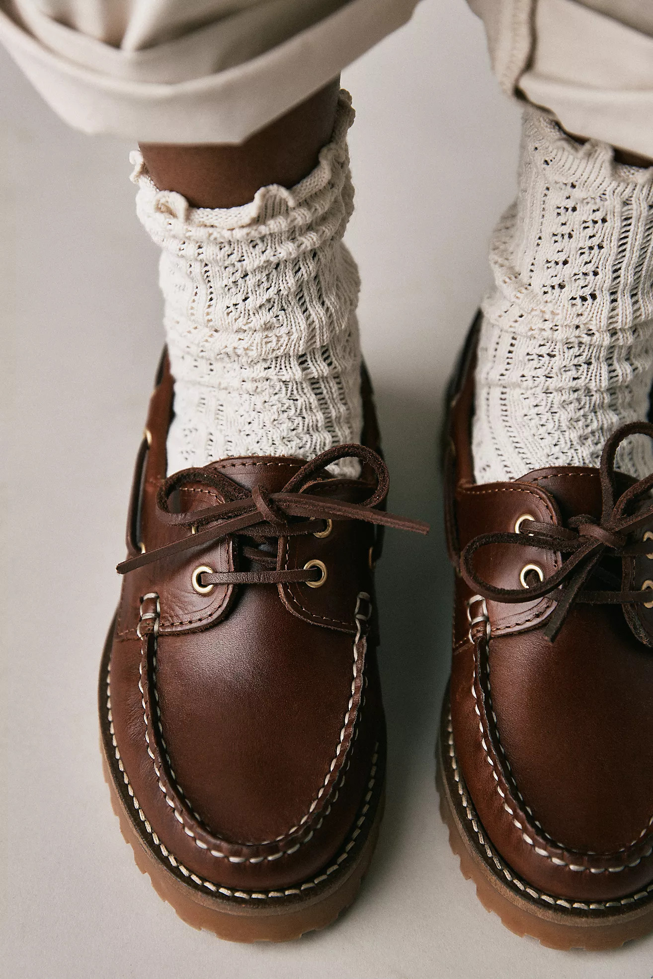 By Anthropologie Lug Boat Loafers | Anthropologie (US)