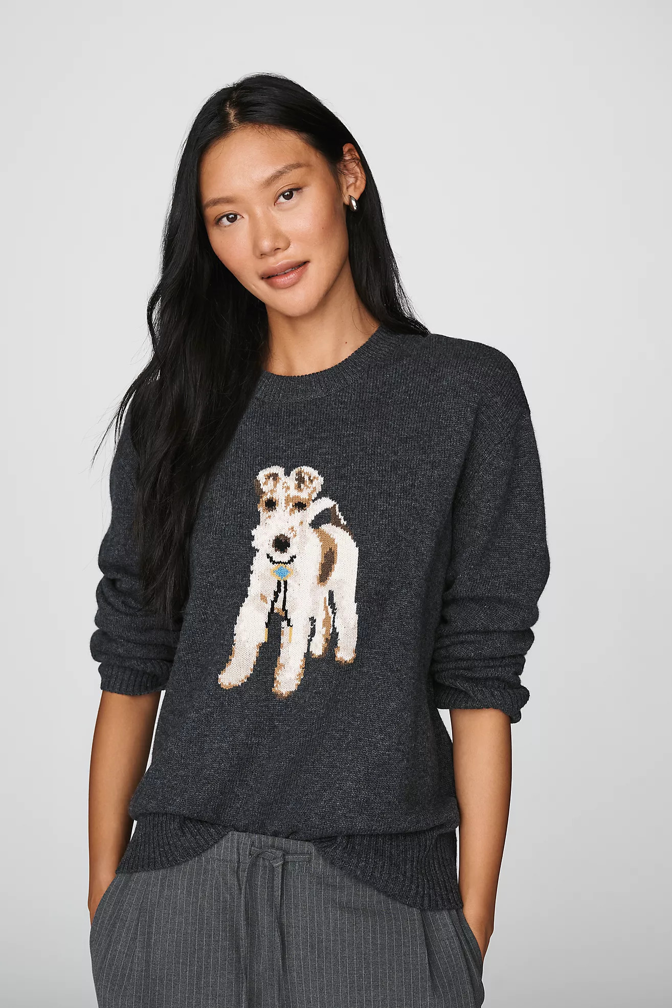Rowing Blazers Mouline Terrier Crew-Neck Sweater | Anthropologie (US)