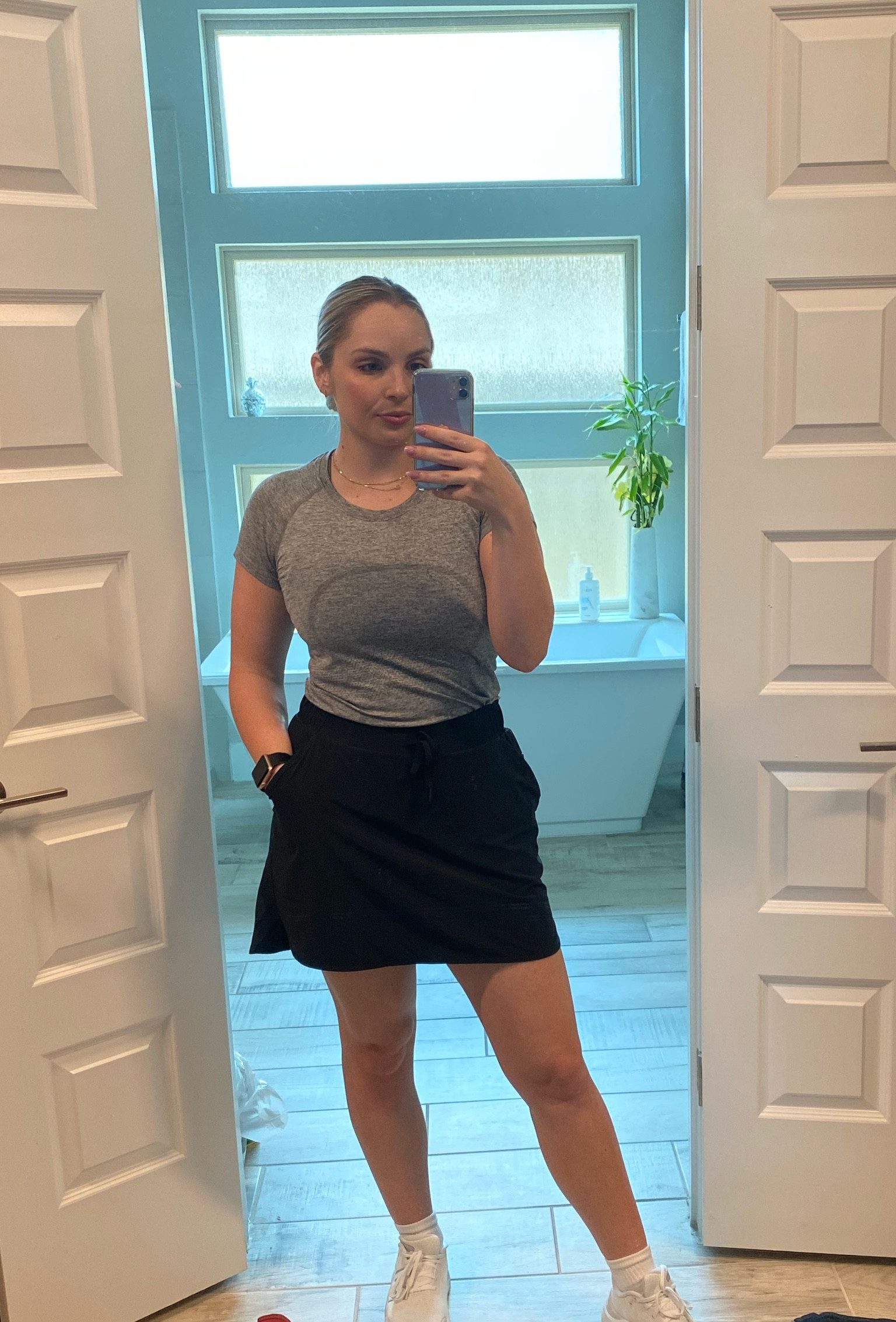 Saturdays are made for walks ☀️😌

I sized down in the LuLu top- they are long! 

#LTKFitness #LTKFindsUnder100 #LTKActive