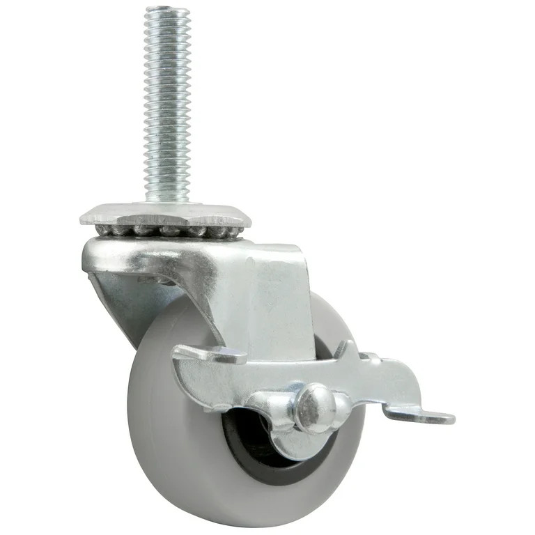 2" Non-Marking Thermoplastic Rubber Stem Caster 80 lb. Load Capacity | Walmart (US)