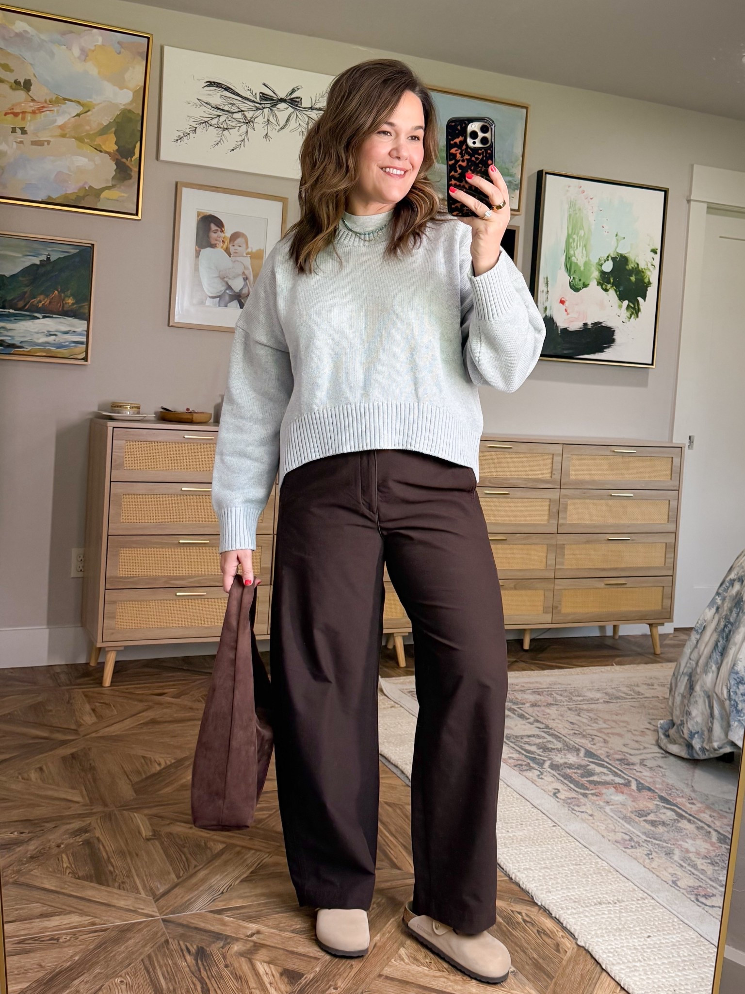 Everybody raves about Quince’s cashmere sweaters but it’s the 100% cotton for me. Perfect spring/summer sweater for when the AC is working a little too well. 



Outfit ideas, spring style, spring outfit finds, outfit ideas for moms in the go, easy style ideas, midsize style, size 10 style, spring sweater, cotton sweater, quince sweater, size 12 style, outfit ideas for moms on the go

#LTKMidsize #LTKOver40 #LTKootd